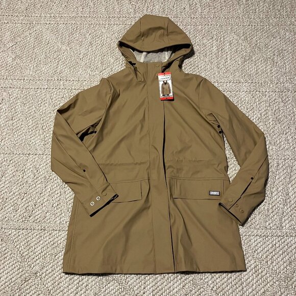 NWT HUNTER Ladies Hooded Rain Jacket - M - Picture 1 of 7